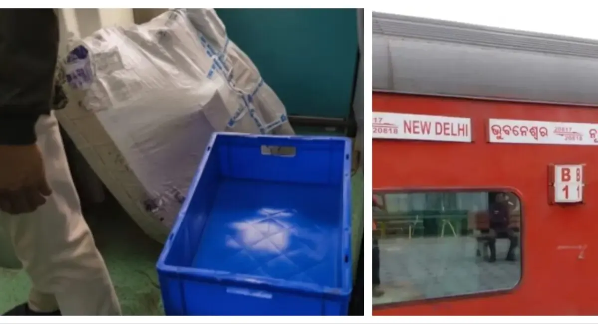 Unclaimed Parcel On Delhi–Bhubaneswar Rajdhani Express Triggers Panic Among Passengers