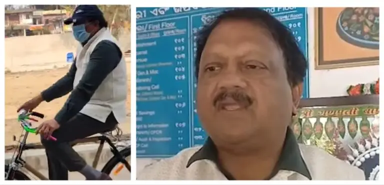 Bhadrak Collector Dilip Routrai Rides Cycle To Office To Send Message On Eco-Friendliness
