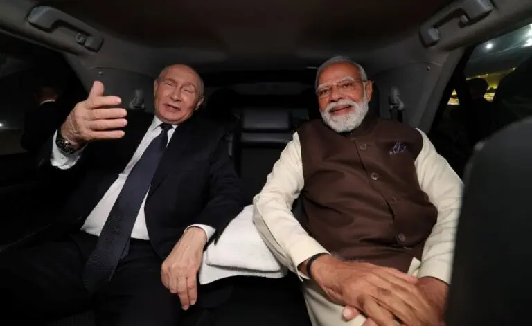 Modi & Putin travel together