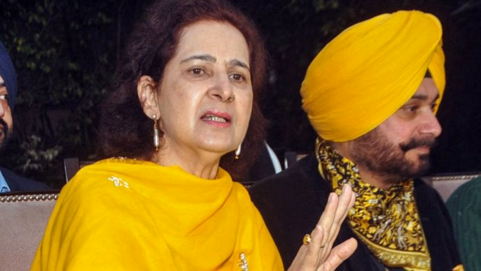 Navjot Sidhu and wife Navjot Kaur