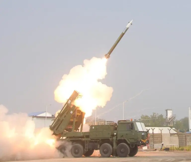 Pinaka long range flight test