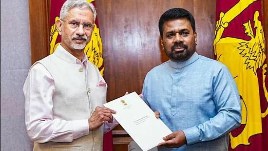 S Jaishankar and Sri Lanka president Anura Dissanayake