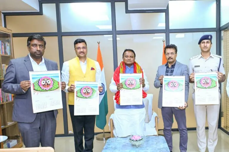 Odisha CM Unveils Puri Jagannath Temple’s 2026 Calendar, Diary