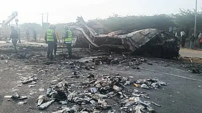 Several Dead & Injured After Bus-Truck Collision In Karnataka’s Chitradurga