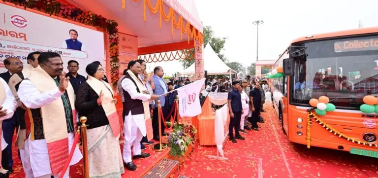 Odisha CM Launches 25 e-Buses In Sambalpur, 25 More To Be Added Soon