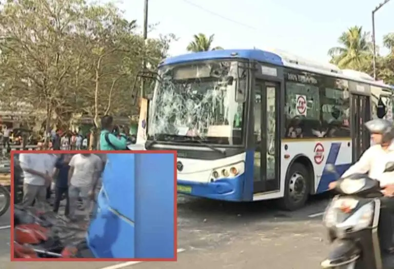2nd ‘Ama Bus’ Accident In Bhubaneswar This Month: Bike Rider Injured; Locals Damage Buses In Protest