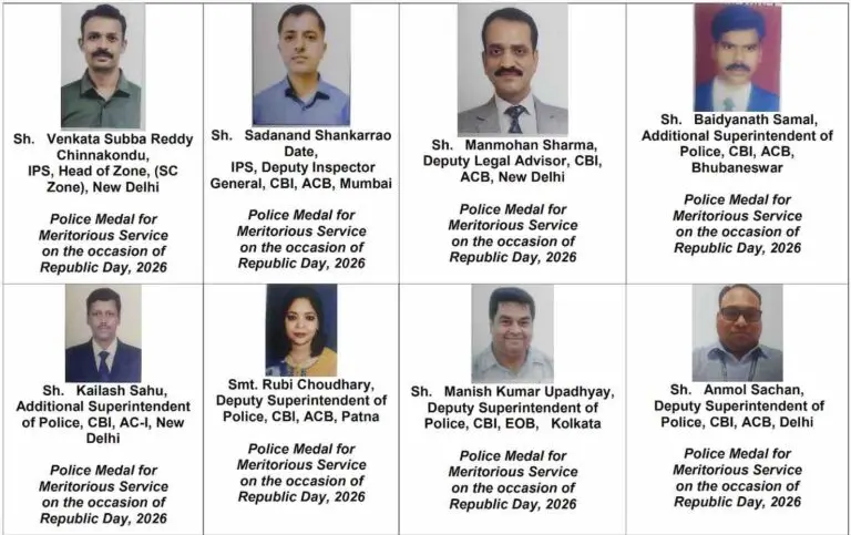 31 CBI Officers Bag Police Medals: R G Kar Case Investigator, Bhubaneswar Additional SP Among Recipients