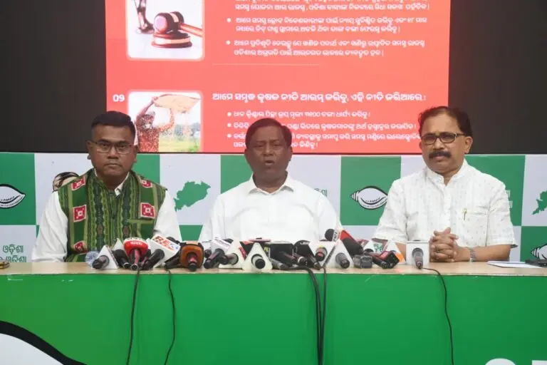 BJD Accuses Odisha Govt Of Betraying Farmers, Threatens Statewide Agitation