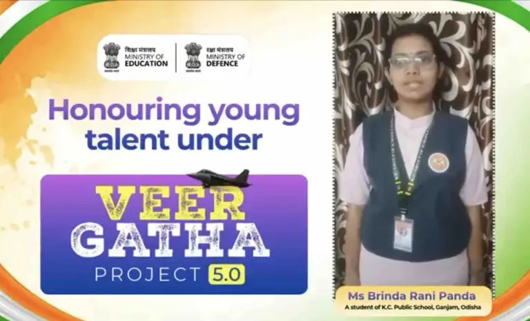 Berhampur Girl Meets PM Modi At Pariksha Pe Charcha, Bags Super 100 Veer Gatha Award