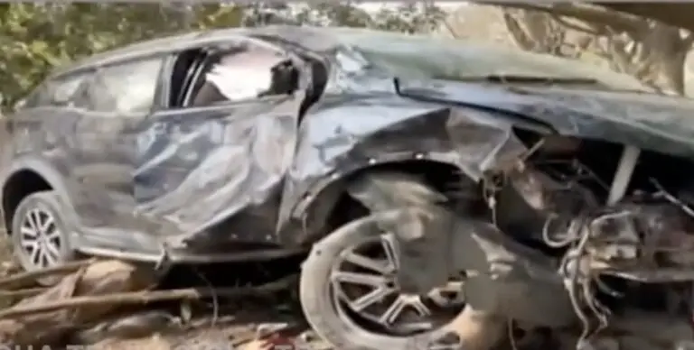 ‘Learner Driver’ Crashes Car Into Roadside Tree In Bhubaneswar’s Ghatikia