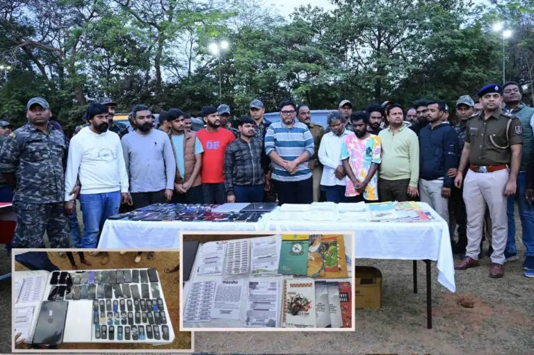 Bhubaneswar Police Bust Interstate Cyber Fraud Gang, Arrest 12 In Major Crackdown