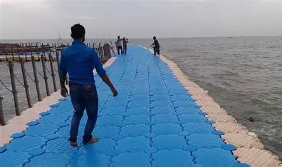 Man Goes Missing After Falling From Floating Bridge In Odisha’s Chilika
