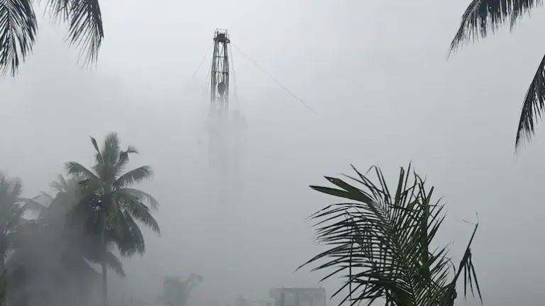 Gas leak at ONGC well in Andhra