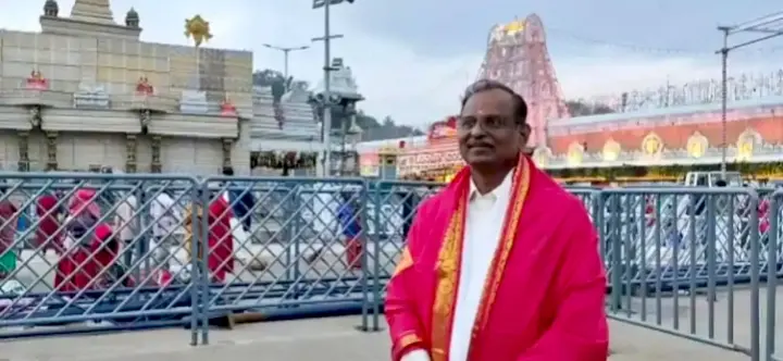 Ahead Of Crucial DRDO Satellite Launch, ISRO Chairman Seeks Blessings At Tirupati