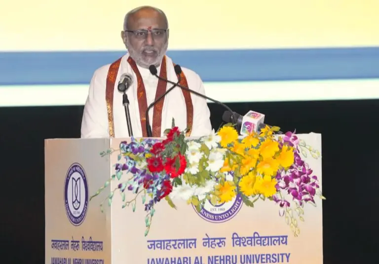 Debate, Discussion, Dissent Essential Elements Of Healthy Democracy That Must Lead To A Conclusion: VP Radhakrishnan At JNU