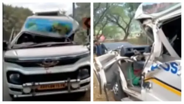 3 Injured As Vehicle With Picnickers Crashes Into Truck On Taptapani Ghat In Odisha’s Ganjam