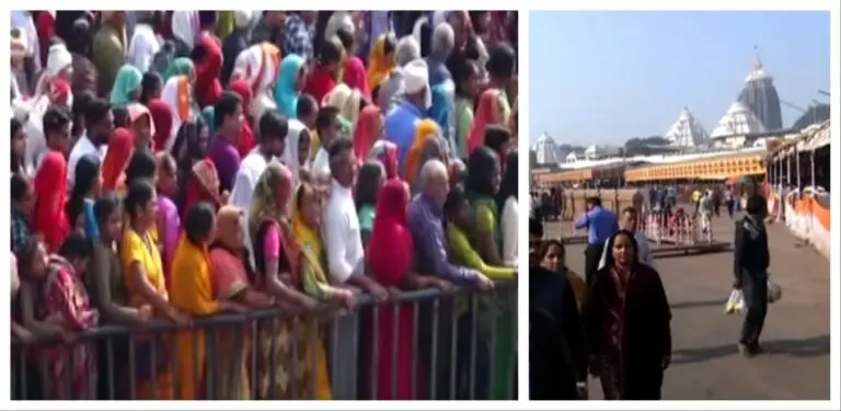 Massive Sunday Rush At Puri Jagannath Temple As Thousands Seek Darshan