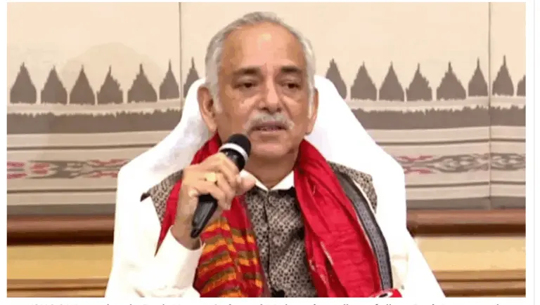 Puri Gajapati Maharaja Warns Against Untimely Rath Yatra Celebrations