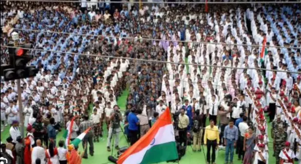 Over 50 Lakh Students, Teachers Take Part In Mass Rendition Of Vande Mataram In Odisha