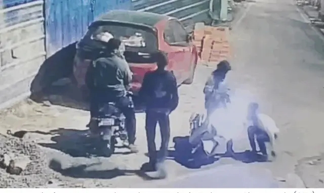 Goons Flaunting Weapons Attack Youths In Berhampur; CCTV Footage Goes Viral