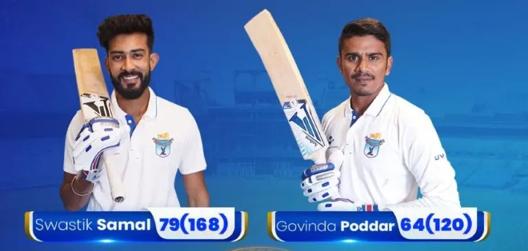 Ranji Trophy: Swastik Samal & Govinda Poddar Hit Fifties As Odisha Reach 242/6 Vs Jharkhand