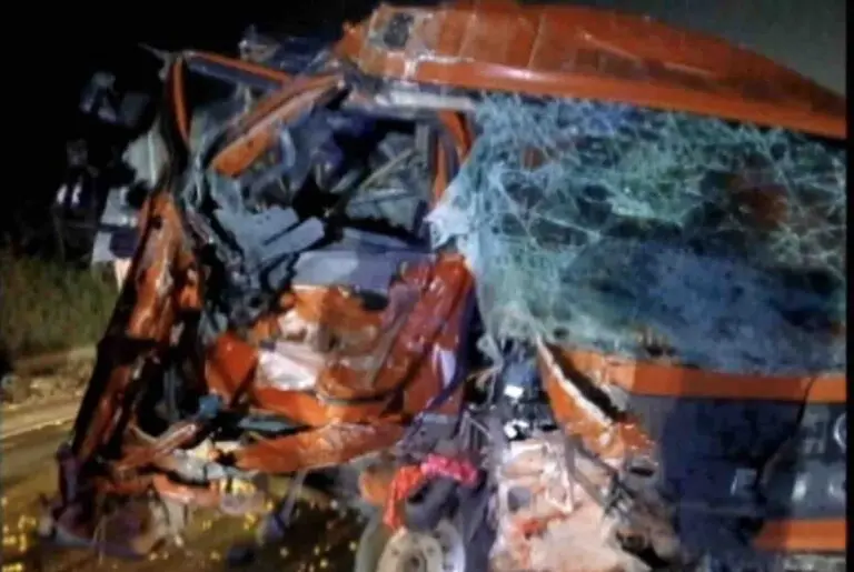 Driver Critical As Truck Overturns After Collision On NH In Odisha’s Balasore