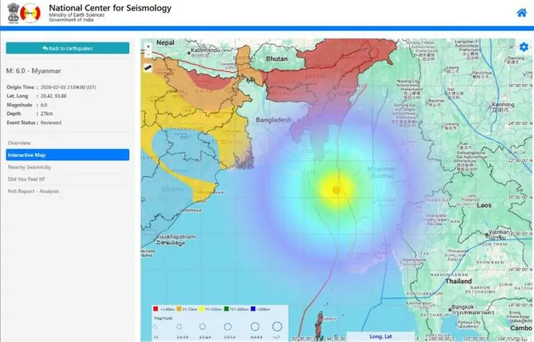 6 magnitude earthquake
