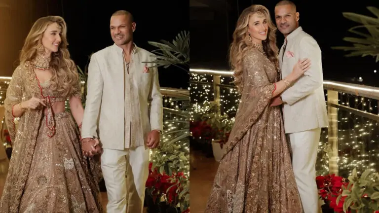 Shikhar Dhawan Drops Sangeet Night Glimpses With Sophie Shine As Wedding Festivities Begin