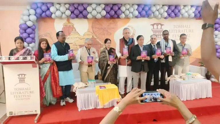 Poet Robin S Ngangom Conferred Jayanta Mahapatra National Award At Toshali Literature Festival