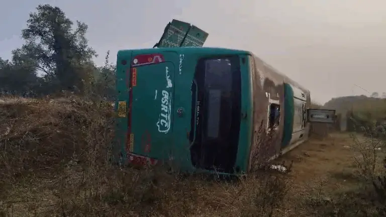 OSRTC Bus From Odisha’s Nabarangpur Overturns In Andhra Pradesh, 7 Injured