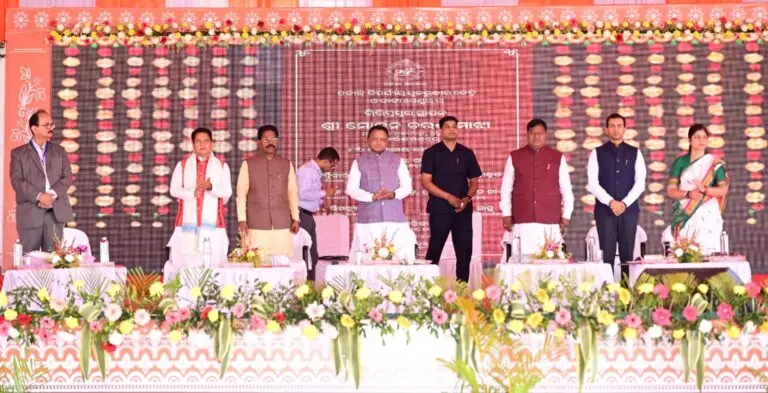 Odisha CM Lays Stone For Rs 100-Cr Textile Park & Rs 187-Cr Disaster Recovery, Data Centre In Keonjhar