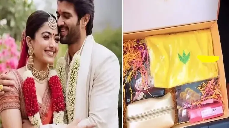 Rashmika’s ‘National Crush’ Perfume To Vijay’s Rowdy Swag: A Peek Into Their Viral Wedding Invitation Box