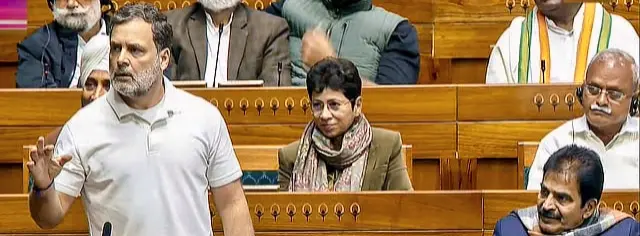 Eight Congress MPs Suspended From Lok Sabha After Ruckus Over Rahul Gandhi’s Speech