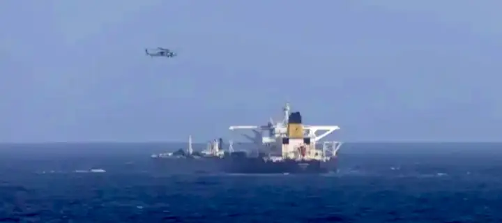 US Forces Board Tanker With Venezualan Oil In Indian Ocean Region