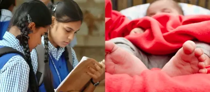 Show Of True Grit And Resilience; Young Mother Sits For Class-XII Exam With 10-Day-Old Baby Beside Her