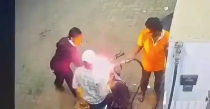 Man Sets Fire To Friend’s Bike, Petrol Nozzle At Fuel Pump In Raipur After Being Asked Not To Light Up
