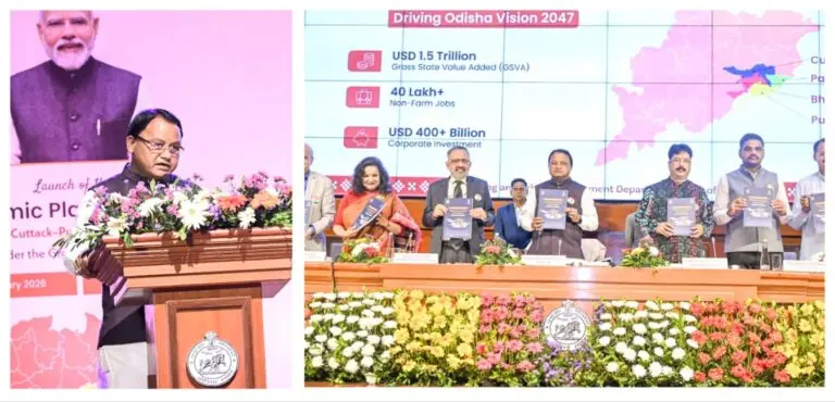 Odisha CM Launches Economic Plan For BCPPER Envisaging $500 Billion Economy By 2047