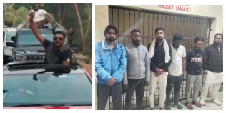 7 Held, 2 Vehicles Seized For Reckless Stunts On Hirakud Dyke Road In Sambalpur