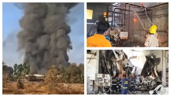 Massive Fire Engulfs Cold Storage In Odisha’s Sambalpur; Short Circuit Suspected