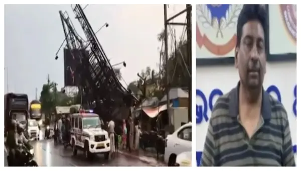 Bhubaneswar Hoarding Collapse: Agency Staffer Arrested For Illegal Installation That Killed Two