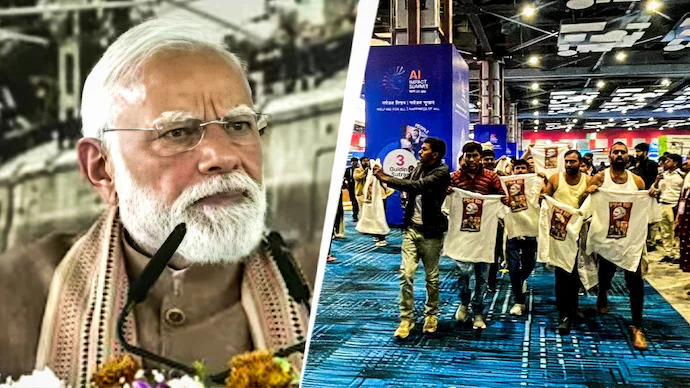 PM Modi slams Congress shirtless protest