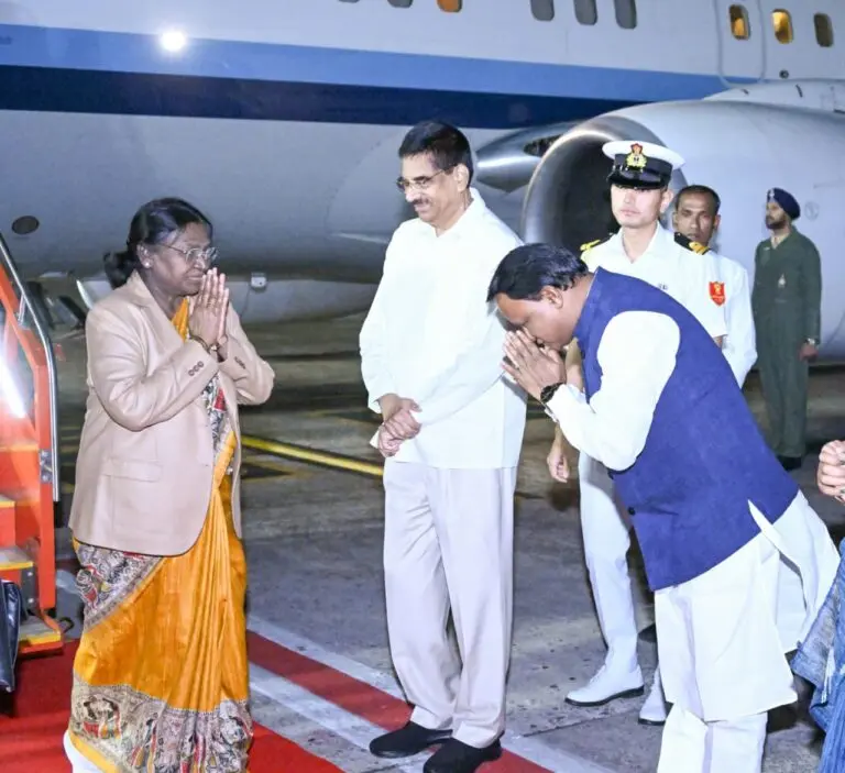 President Droupadi Murmu Arrives In Bhubaneswar On Six-Day Odisha Visit