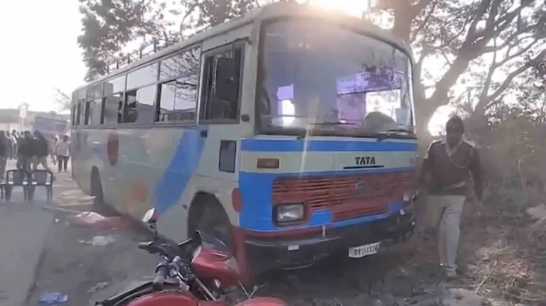 Major Tragedy Averted As Police Bus Brake Fails At Protest Site In Odisha’s Rayagada During Bharat Bandh