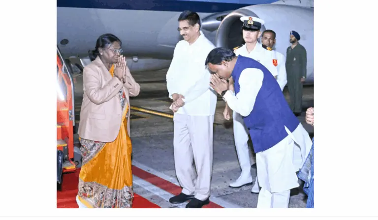 President Droupadi Murmu Arrives In Bhubaneswar On Six-Day Odisha Visit