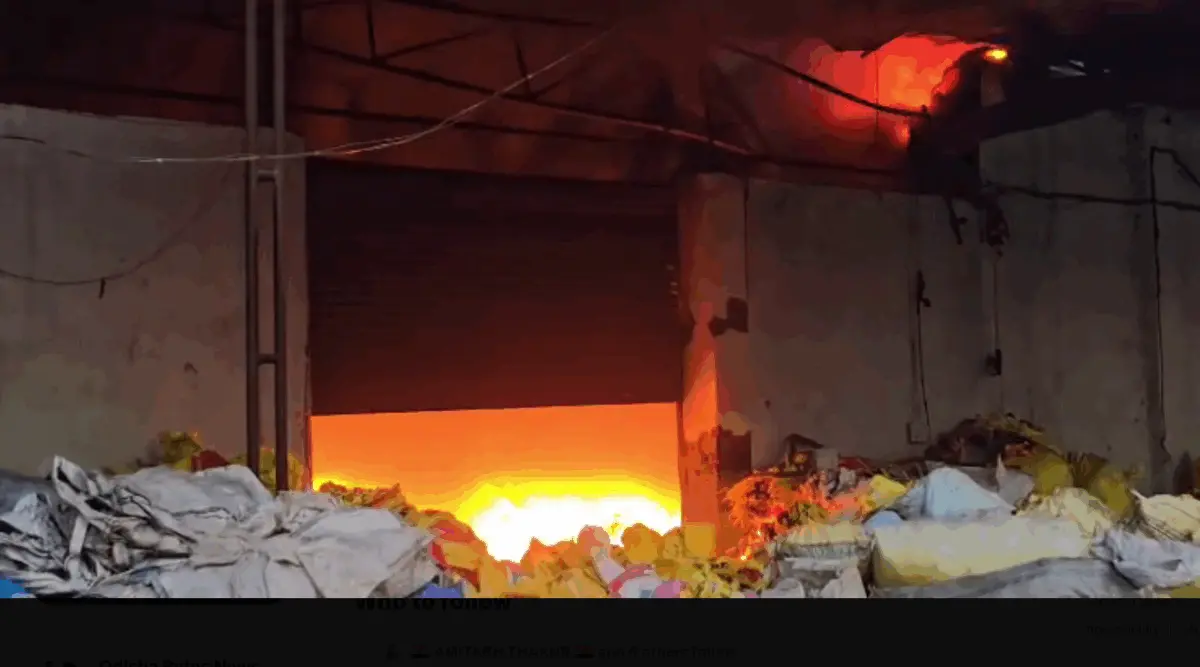 Massive Fire Breaks At Sack Factory In Odisha’s Bargarh, No One Hurt