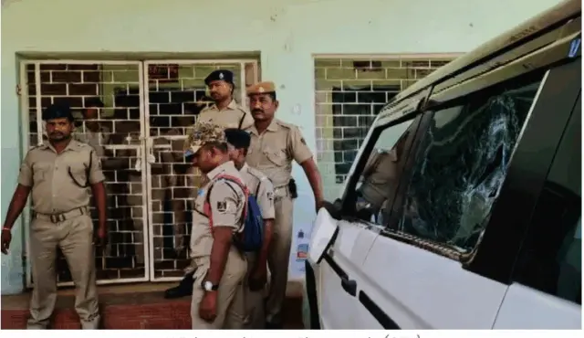 Protesters Demanding BDO’s Transfer Turn Violent, Vandalise Official Vehicle In Odisha