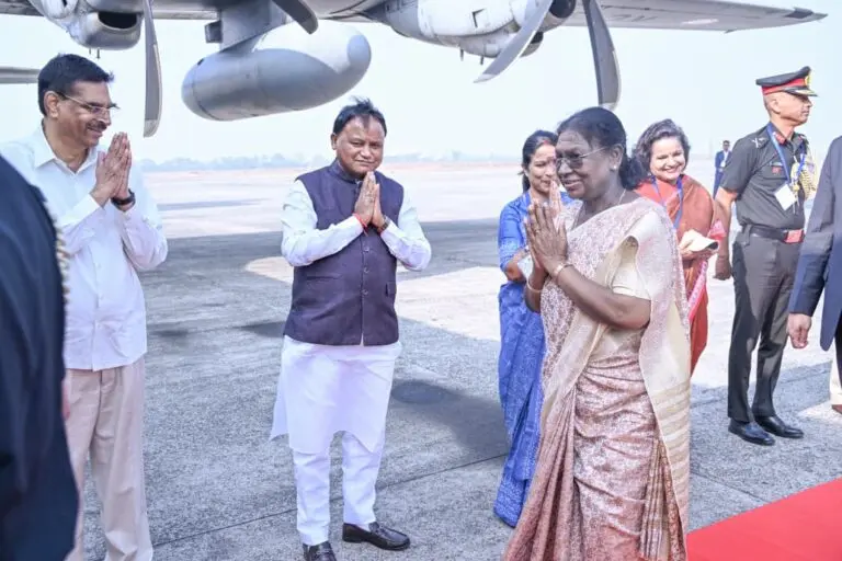 President Murmu Leaves For Chhattisgarh After 6-Day Visit To Odisha