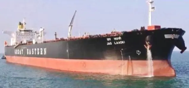 Indian Vessel ‘Jag Laadki’ Carrying 80,000 MT Crude Oil Reaches Mundra Port