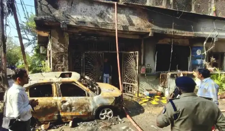 EV Charging Point Explosion And Fire Kills Eight Members Of Same Family In Indore