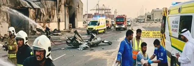 Debris From Intercepted Iranian Missiles Injures Five Indians In Abu Dhabi